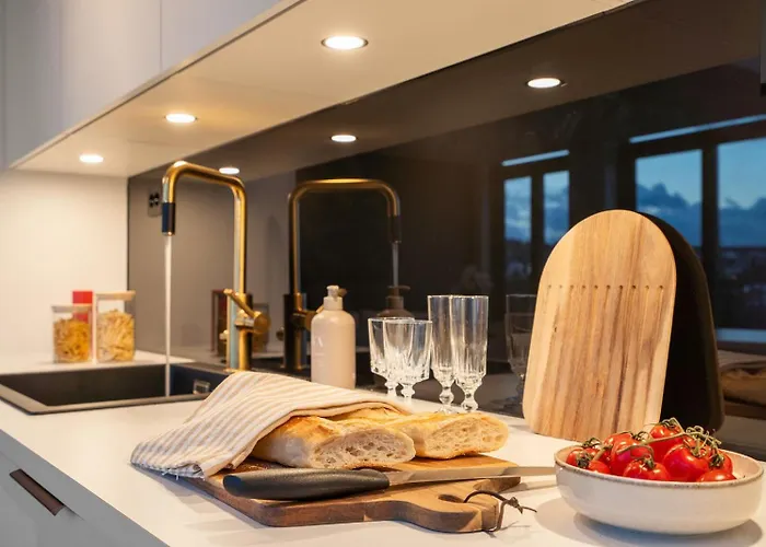 アパート Totalapartments Northern Lights Penthouse トロムソ